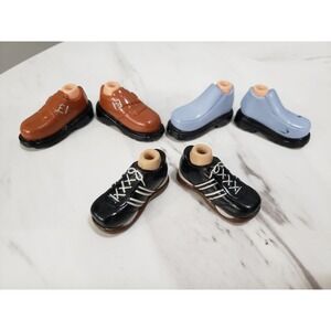 LOT 3 pair - boys boyz bratz shoes black brown blue‎ dress shoe y2k loafer